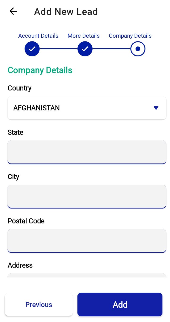 Company Lead Profile